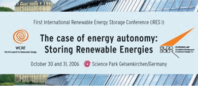 Energieautonomie durch Speicherung Erneuerbarer Energien